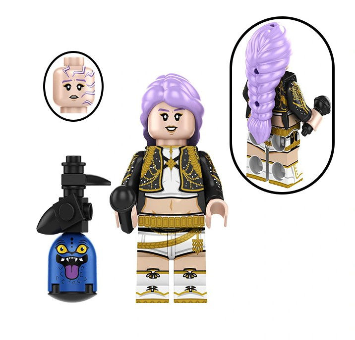 Rumi KPop Demon Hunters Cartoon Minifigure
