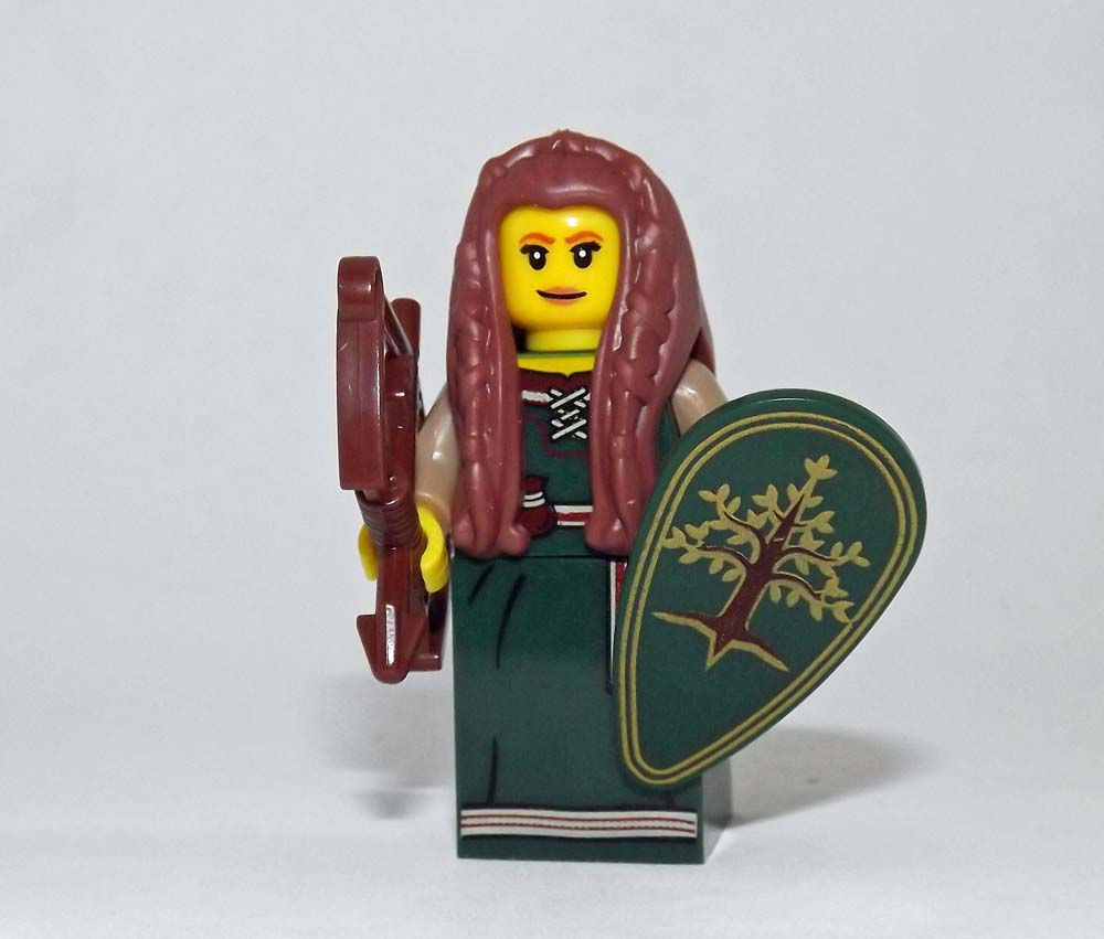 Female Knight Archer soldier Castle army LOTR Hobbit Minifigure
