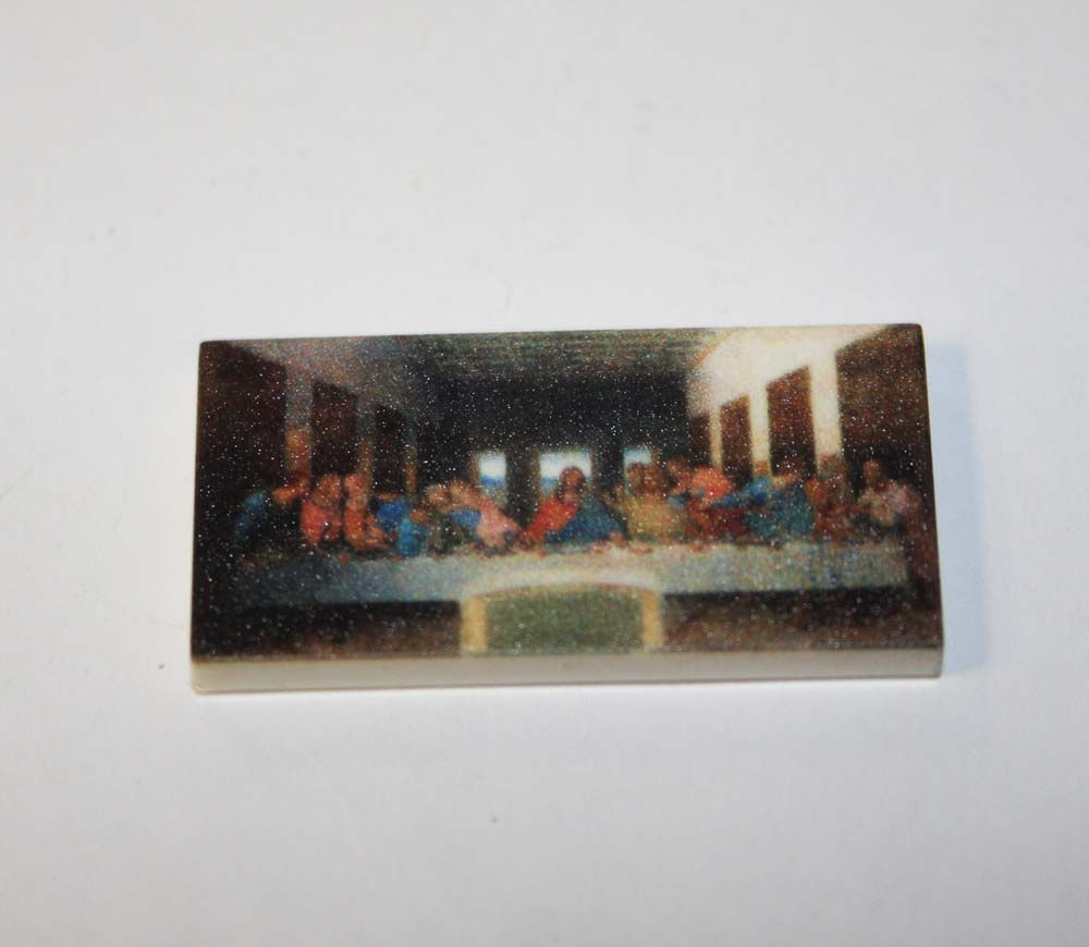Last Supper Painting 2X4 construction piece