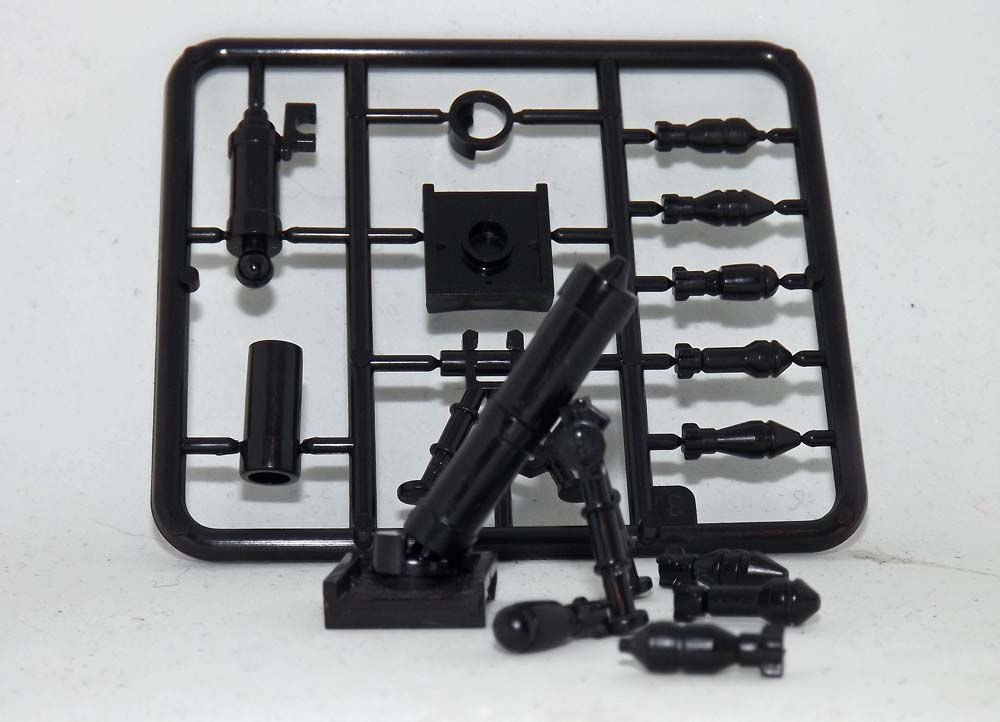 Two WW2 Military Mortar Weapon sets  - Gun Set Army War