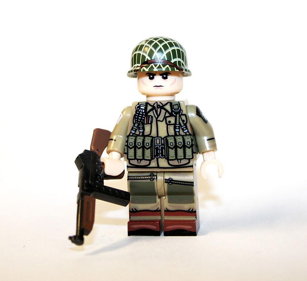 101st Airborne Paratrooper WW2 Army Band of Brothers Thompson Minifigure