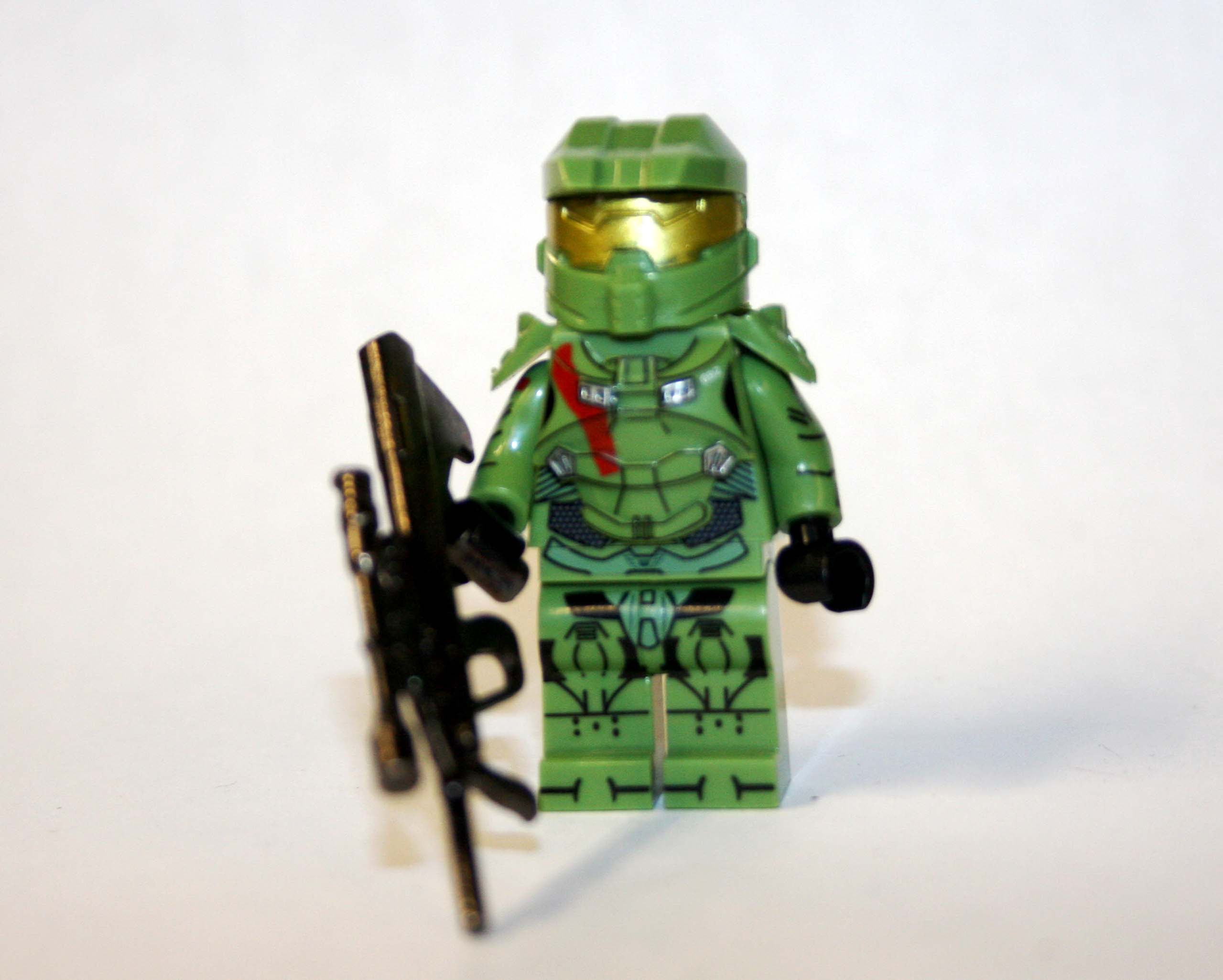 Halo Spartan Soldier Master Chief Video Game Minifigure