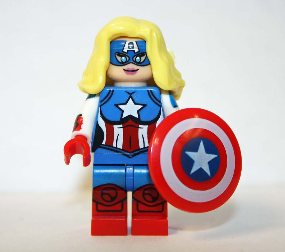 Miss Captain America  Minifigure