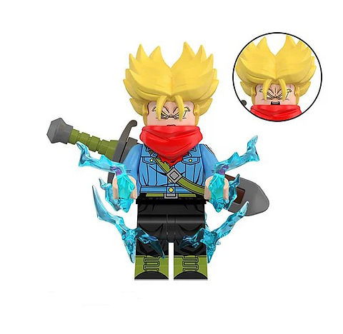 Trunks Dragon Ball Super Z Super yellow hair Minifigure