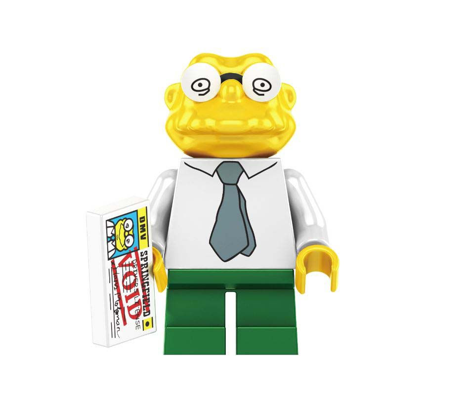 Hans Moleman The Simpsons Cartoon Minifigure