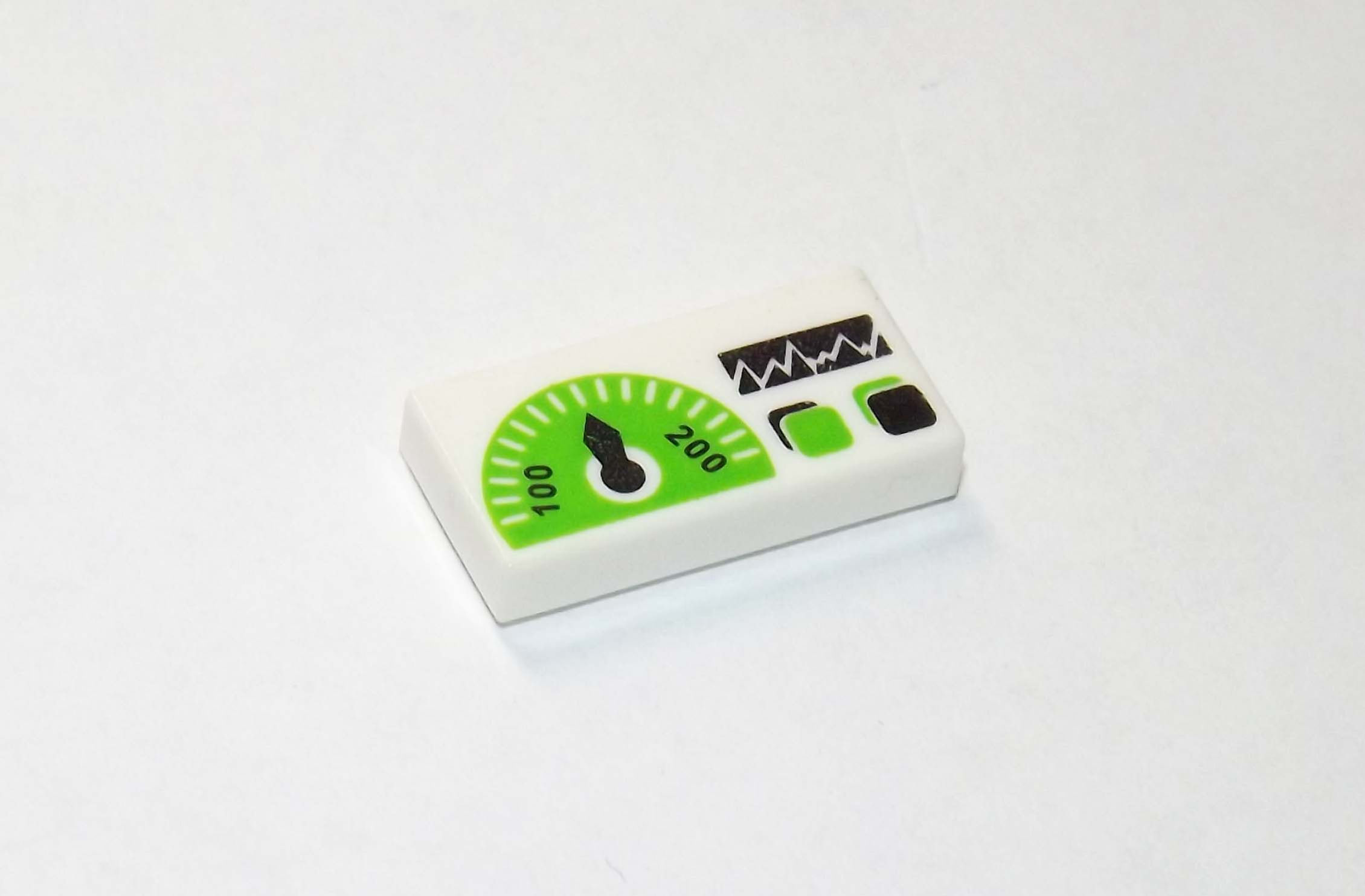 Speedometer green white Vehicle Car Control Panel 2X1 piece