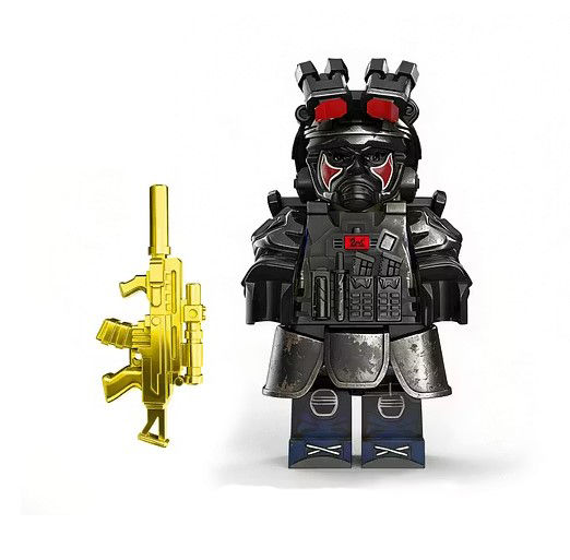 Samurai Delta Force Video Game Minifigure