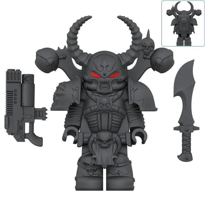Chaos Space Marine Warhammer 40k game Minifigure