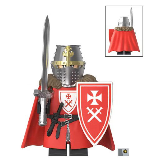 Knight of Swords Red  Minifigure
