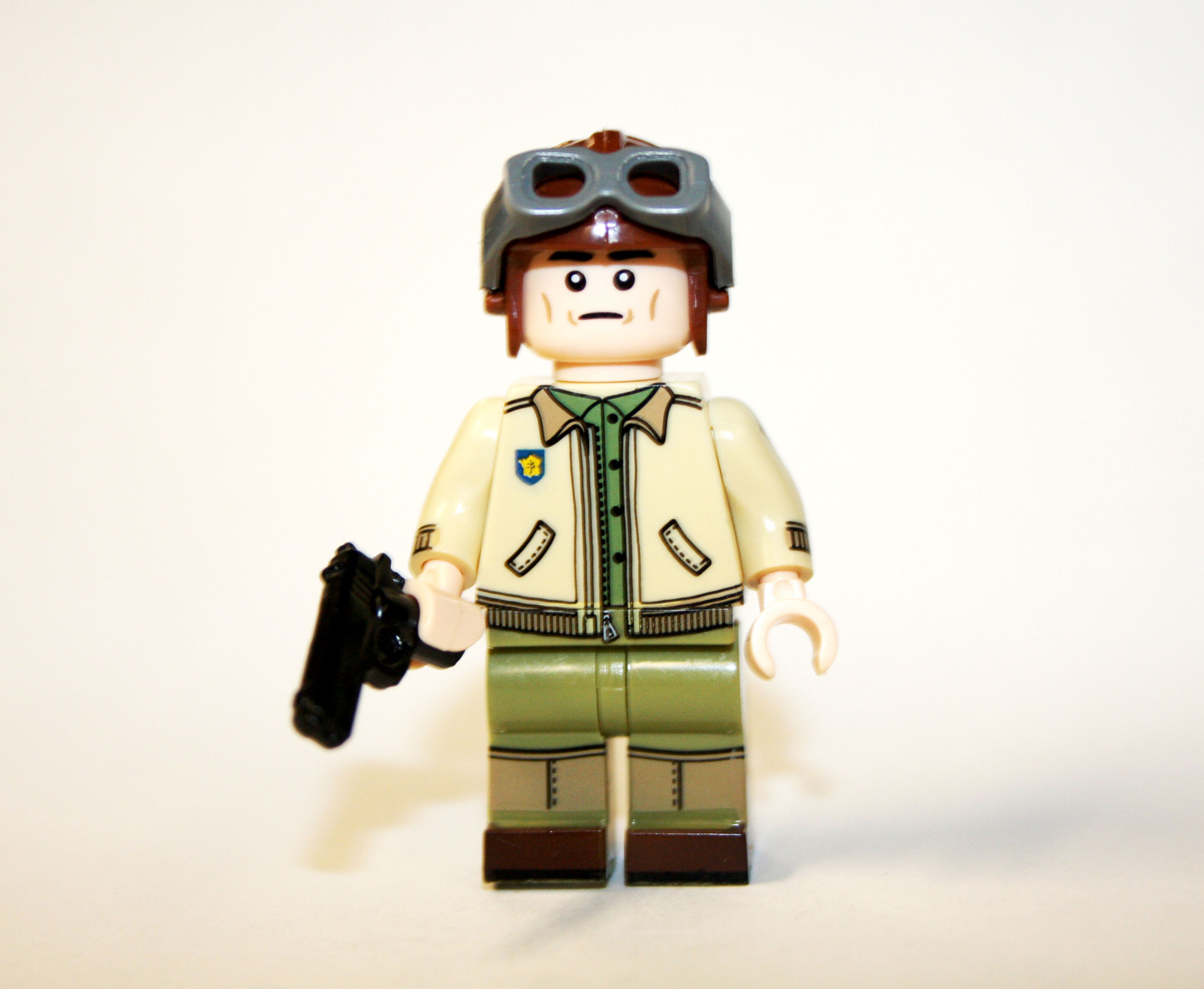2nd Armored Tank Sergeant WW2 Army  Minifigure