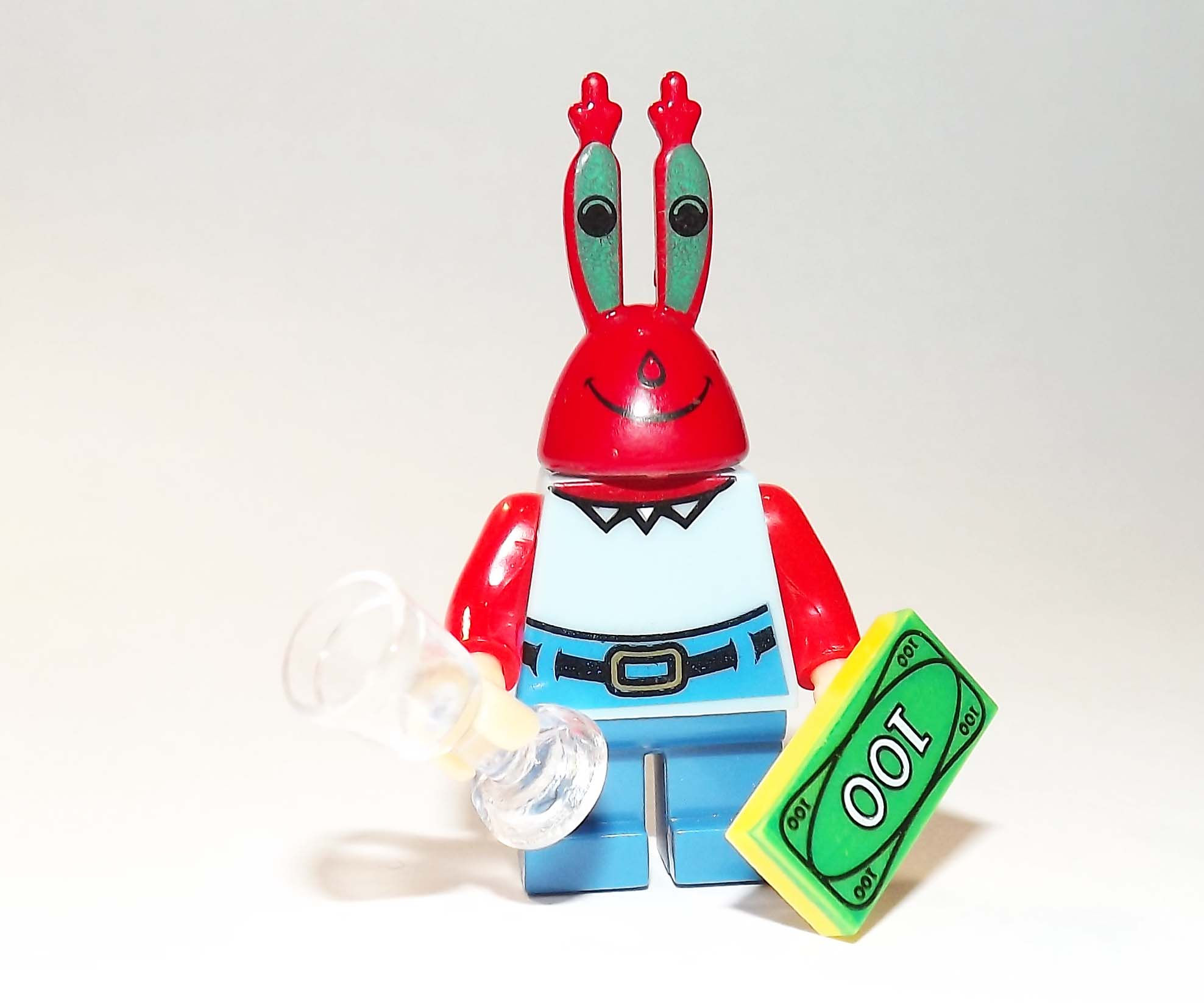Mr Krabs SpongeBob SquarePants Super Hero cartoon Minifigure
