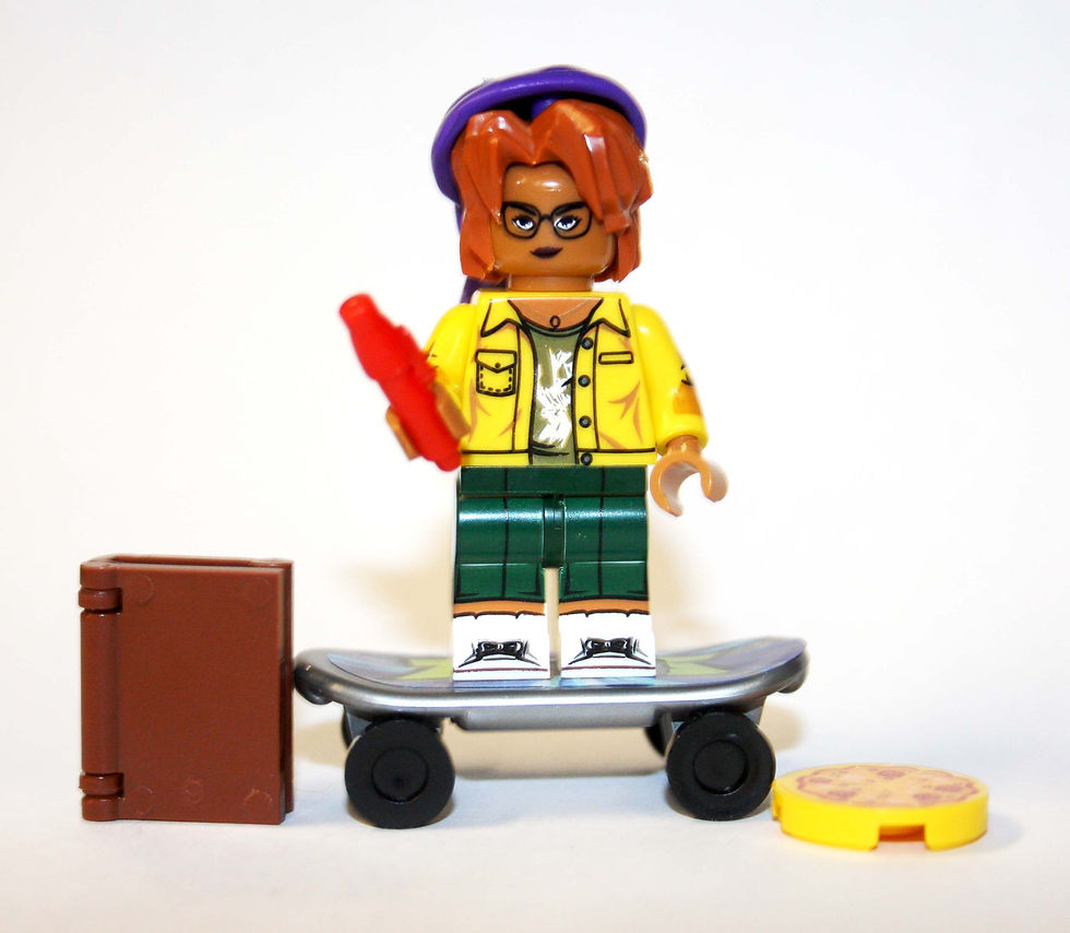 April O'Neil Teenage Mutant Ninja Turtle Cartoon TMNT Minifigure