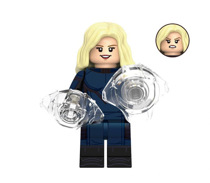 Invisible Woman The Fantastic Four Movie Dark suit Minifigure