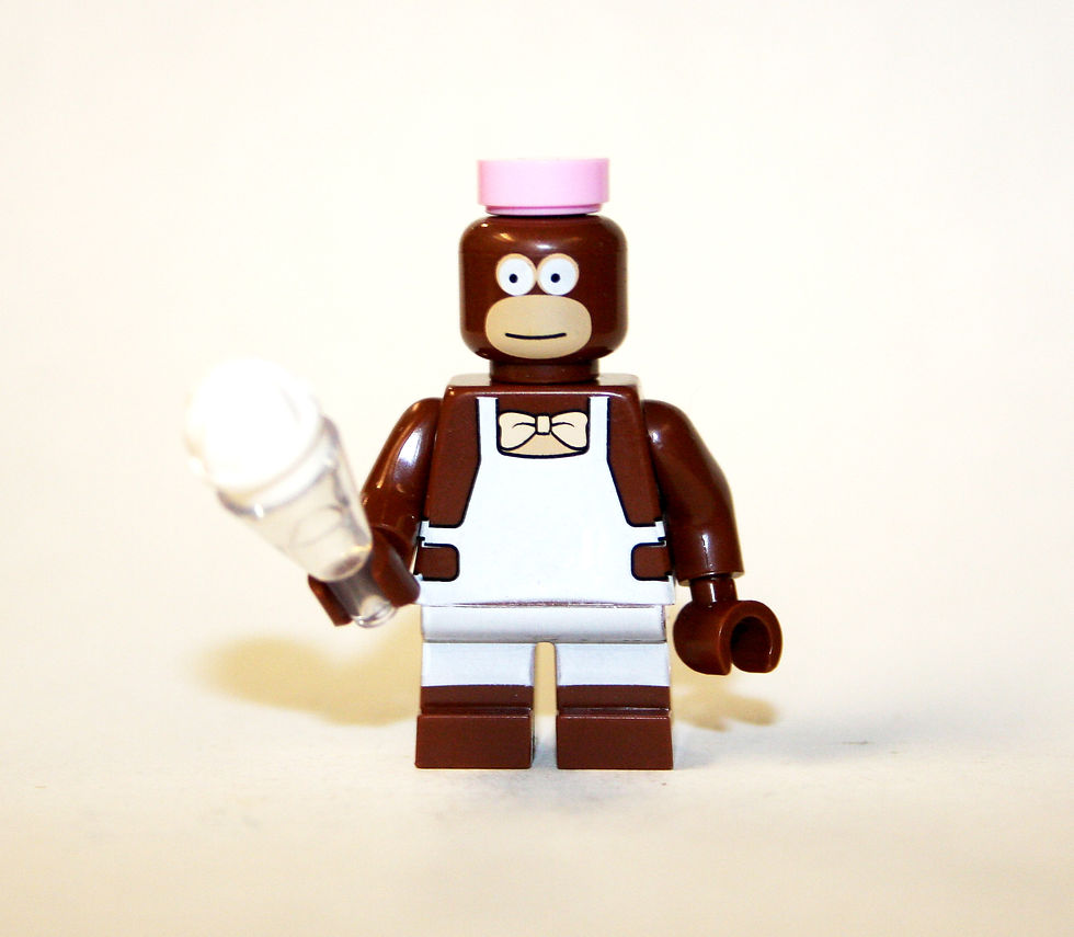 Mr. Teeny Monkey The Simpsons Cartoon Minifigure