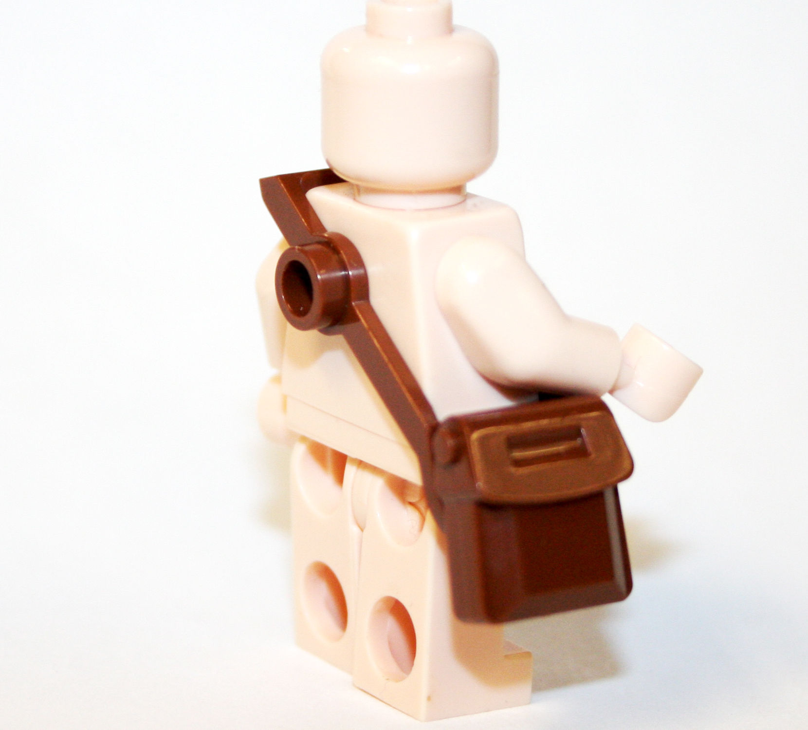 Satchel Pack Brown for minifigure