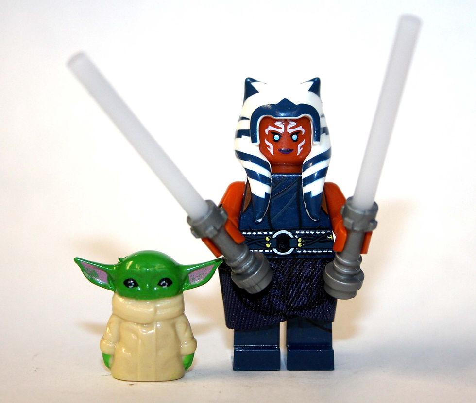 Ahsoka Tano with Baby Yoda Clone Wars  Star Wars Minifigure
