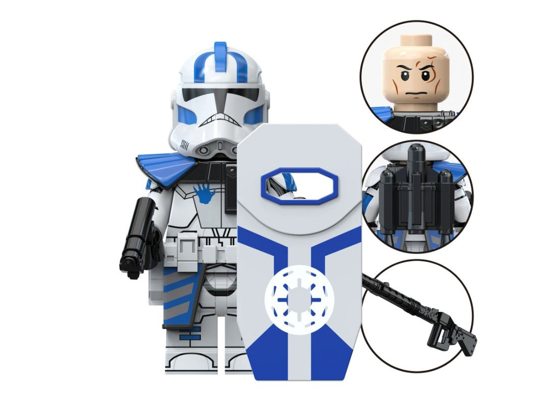 ARC Trooper Echo 501st Clone Trooper  Star Wars Cartoon Minifigure