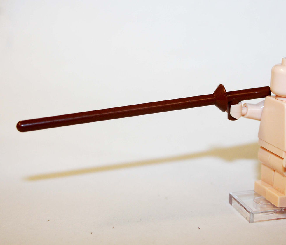 Brown Jousting Joust Pole Weapon for Army Knight soldier