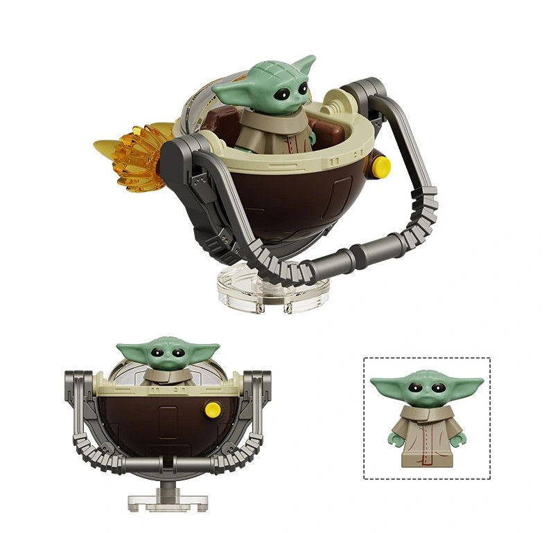 Grogu Baby Yoda Hover Pod Star Wars Mandalorian Minifigure