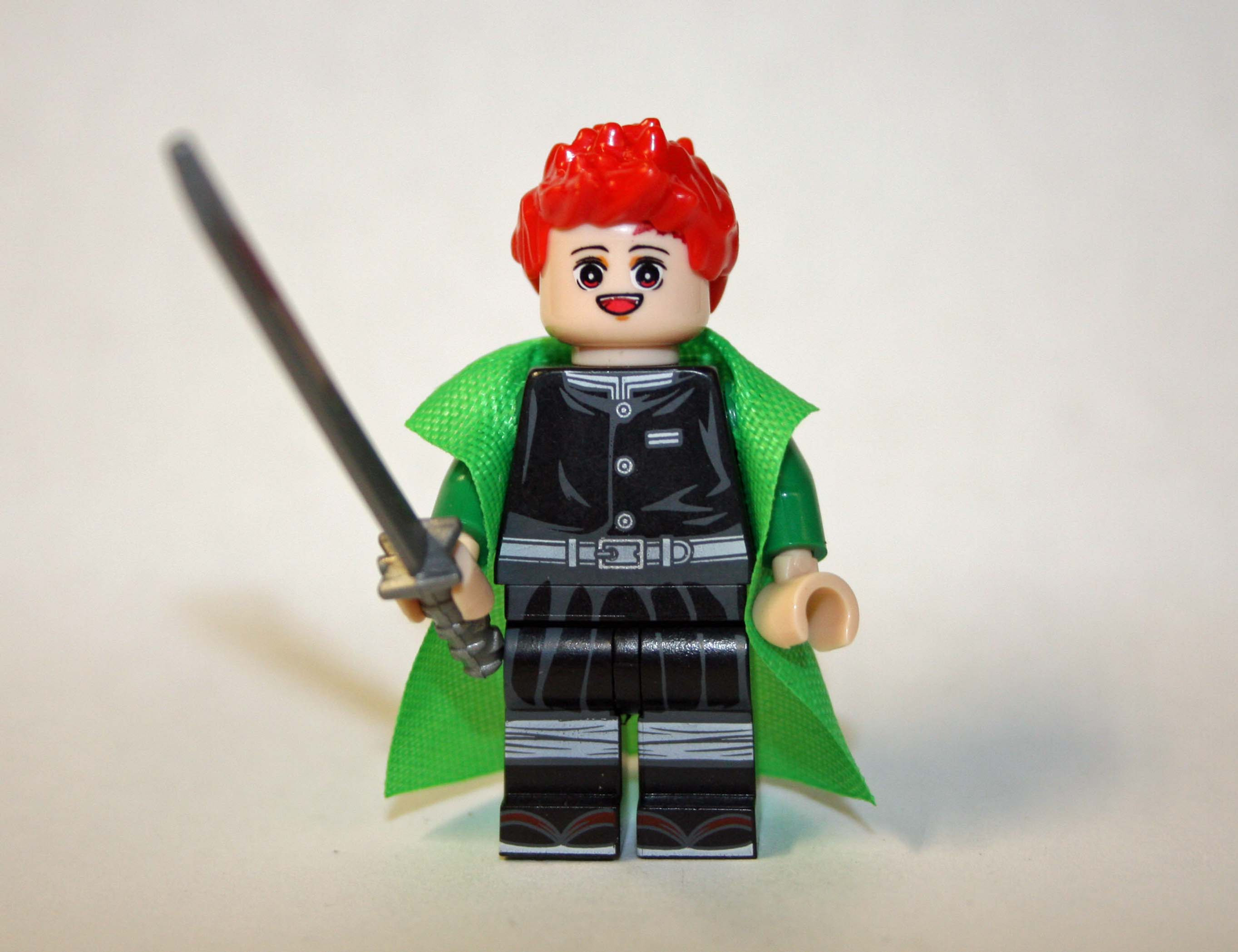 Tanjiro Kamado Japanese Anime cartoon comic Minifigure