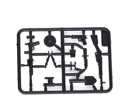 Weapon Mix Black military Gun Army War set D