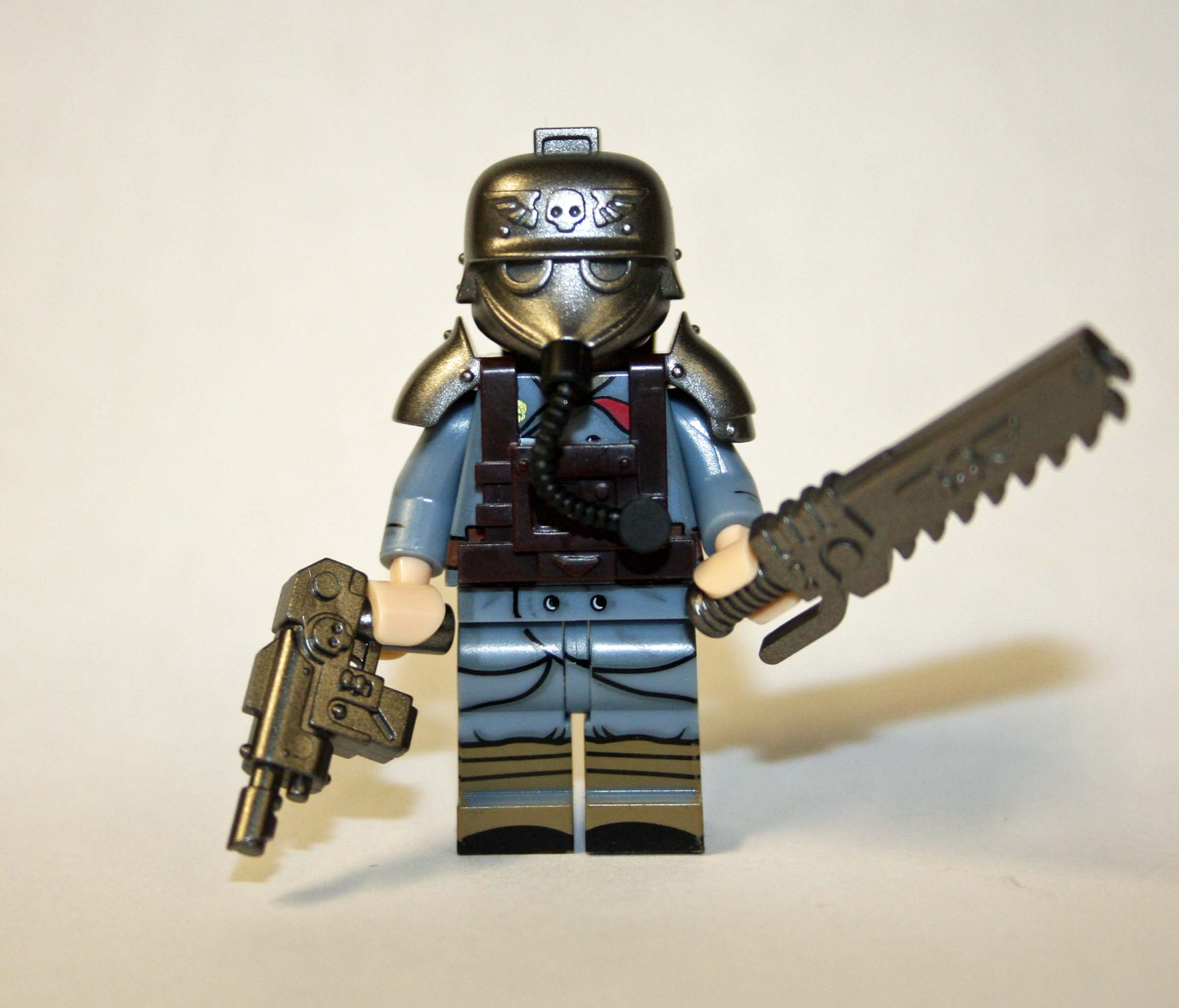 Warhammer 40k Death Korps Krieg saw soldier game Minifigure