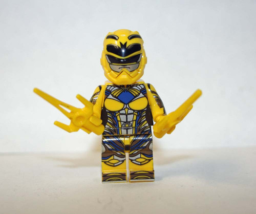 Yellow Power Rangers Movie Minifigure | minifigureoutlet