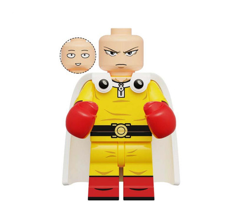 Saitama One-Punch Man Cartoon Anime Minifigure | minifigureoutlet