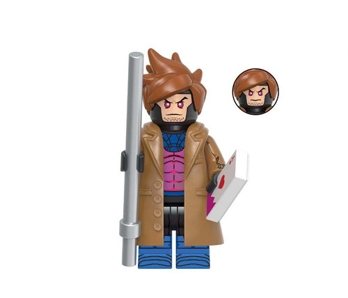 Gambit Marvel X-Men '97 Cartoon Minifigure | minifigureoutlet