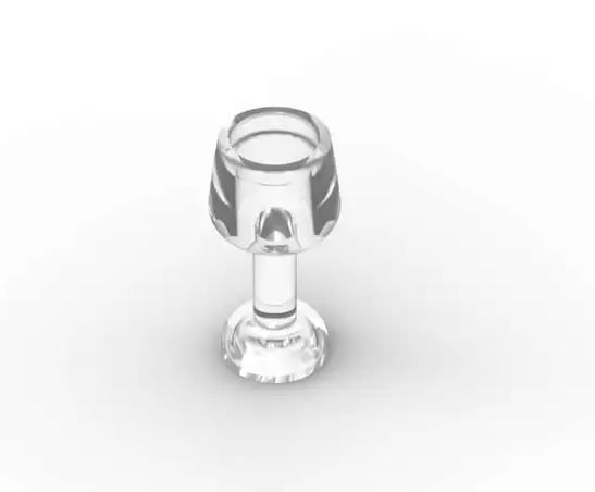 Clear Goblet Drinking cup glass