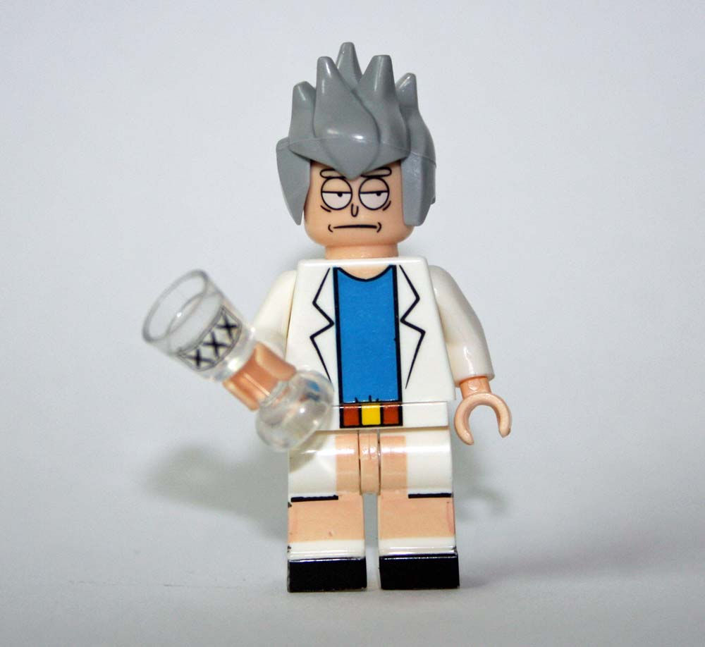 Rick from Rick and Morty Cartoon Minifigure