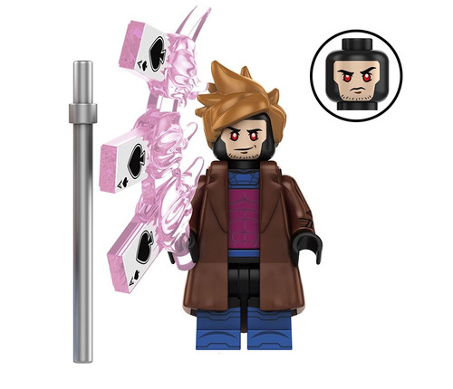 Gambit Marvel X-Men '97 Cartoon V2 Minifigure | minifigureoutlet