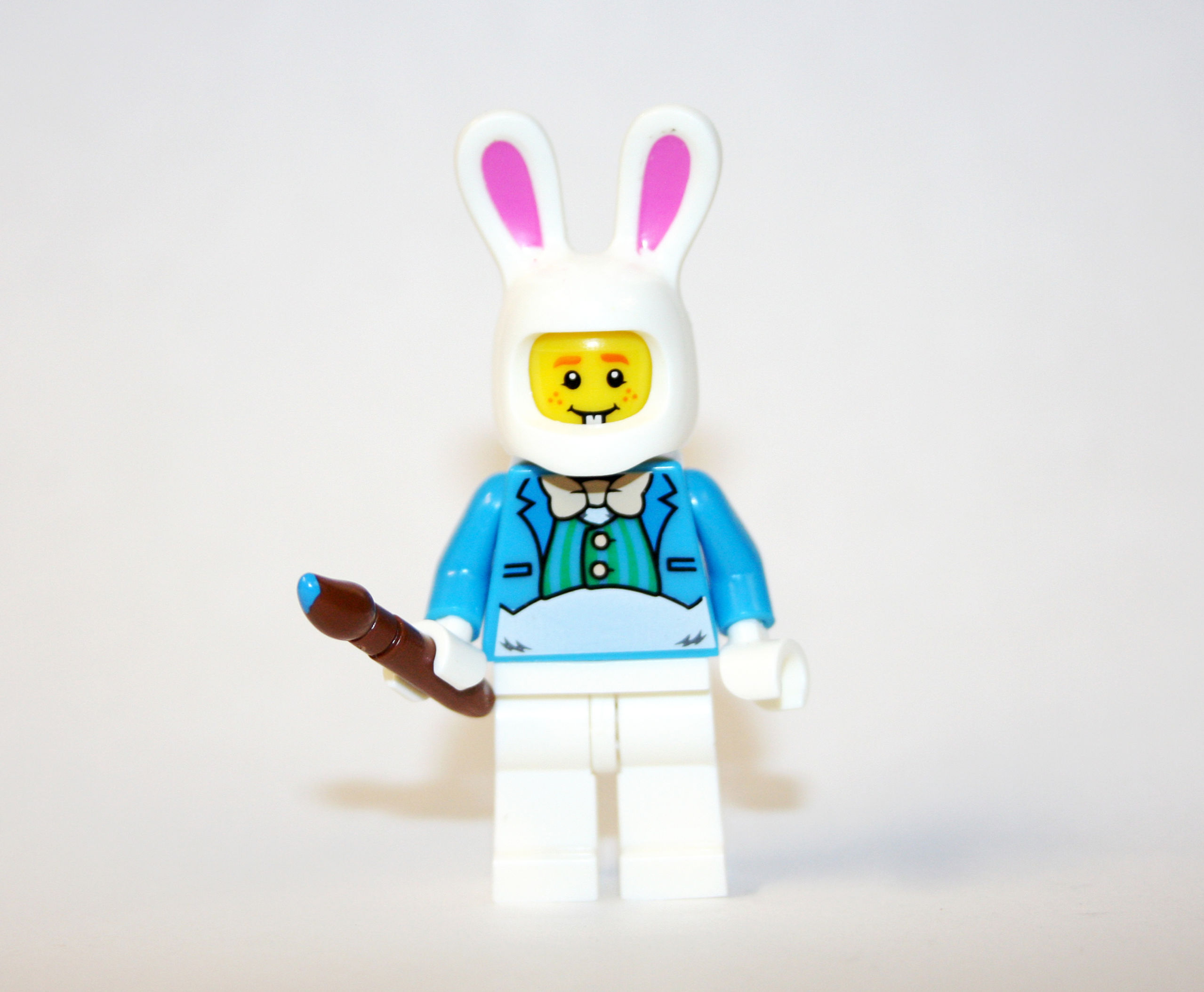 Easter Bunny Rabbit Holiday boy in suit V2 Minifigure