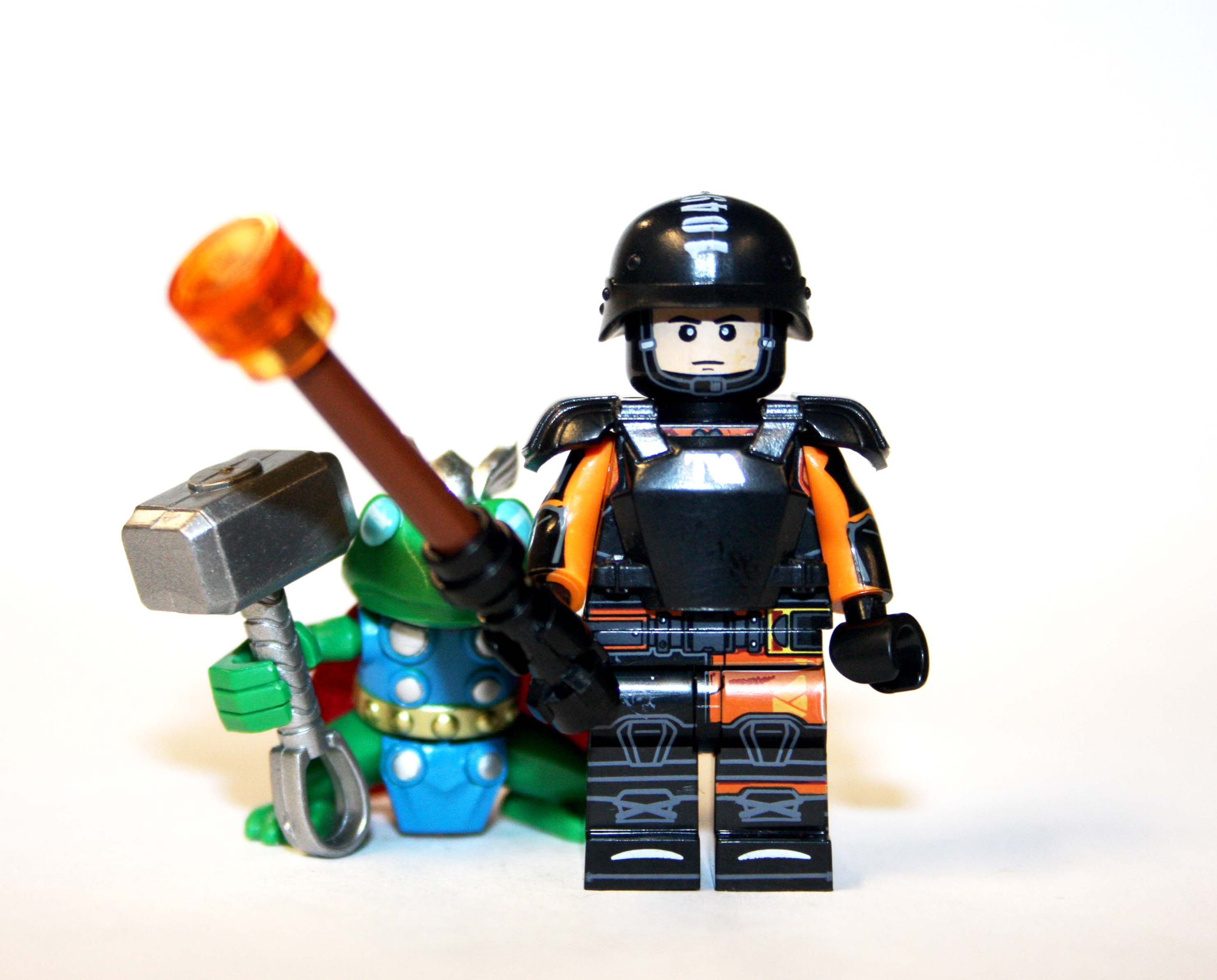 TVA Agent with Frog Thor Loki TV Show Minifigure