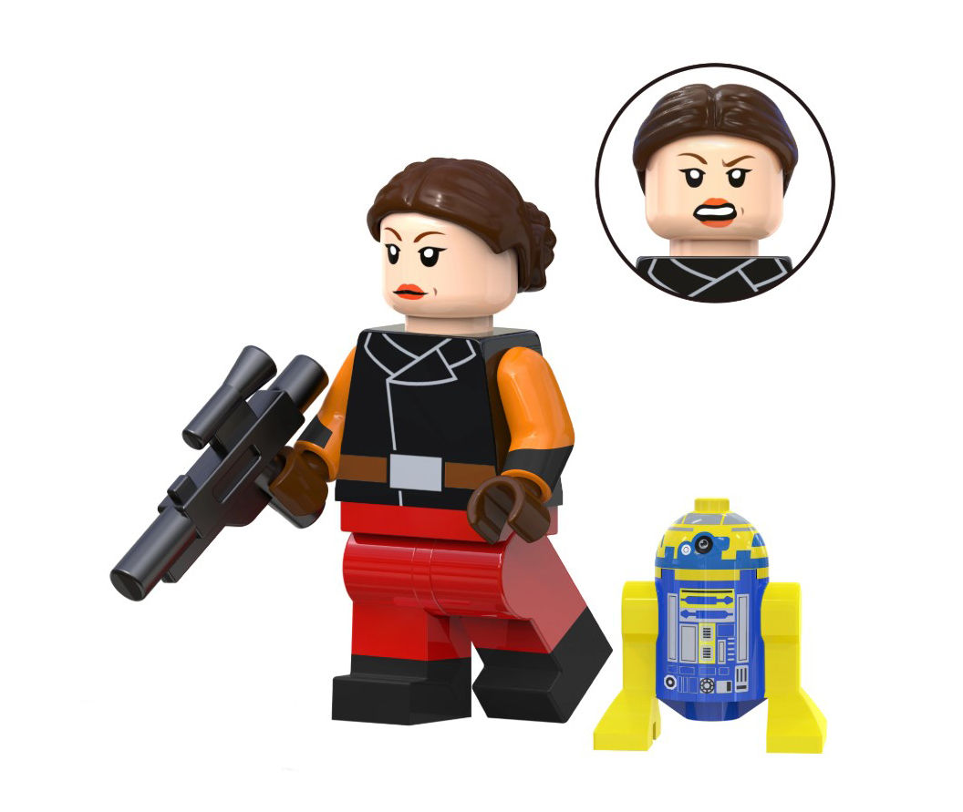 Padme Amidala with droid Ahsoka Season 2 Star Wars Minifigure