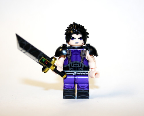 Zack Fair Final Fantasy 7 Video Game black Minifigure