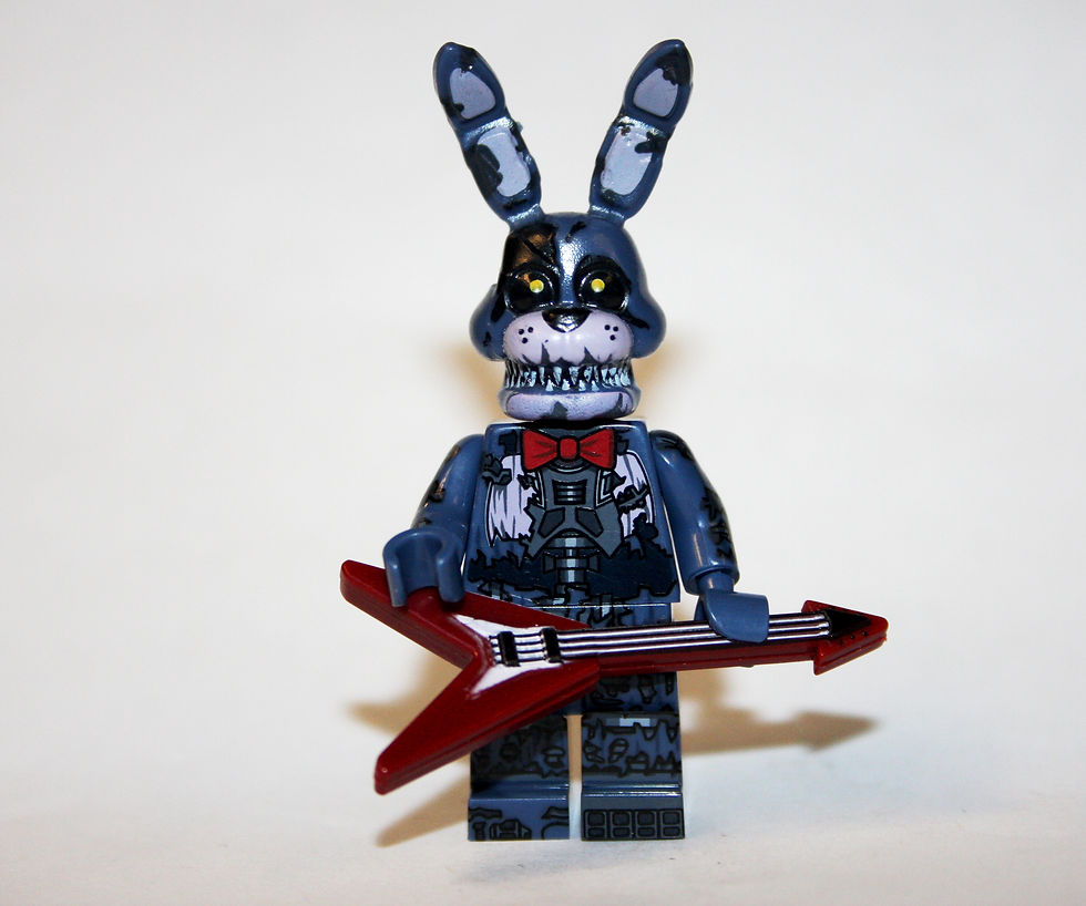 Nightmare Bonnie Five Nights at Freddy Halloween Horror Minifigure