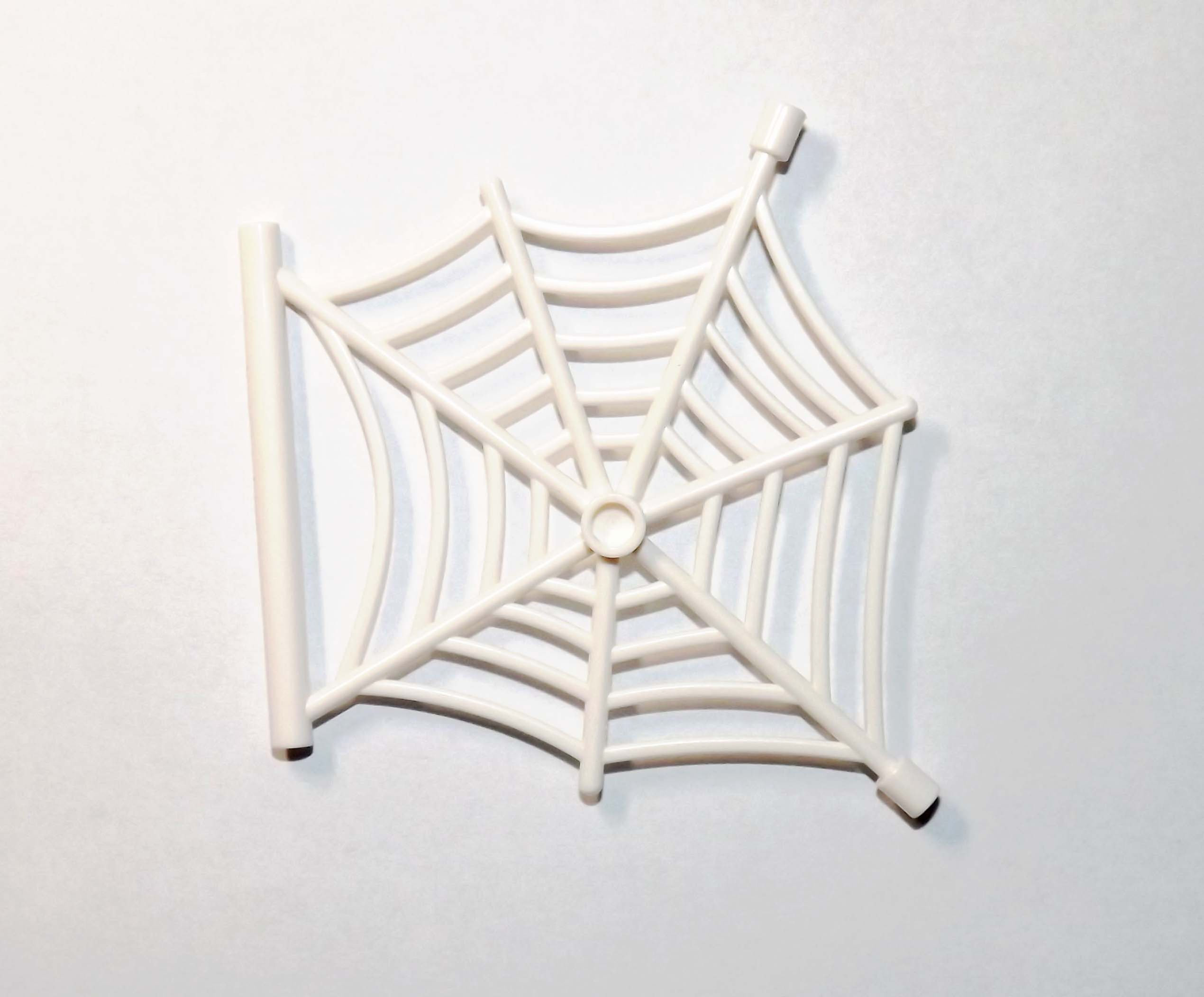 White Spider Web  DIY set piece for minifigure