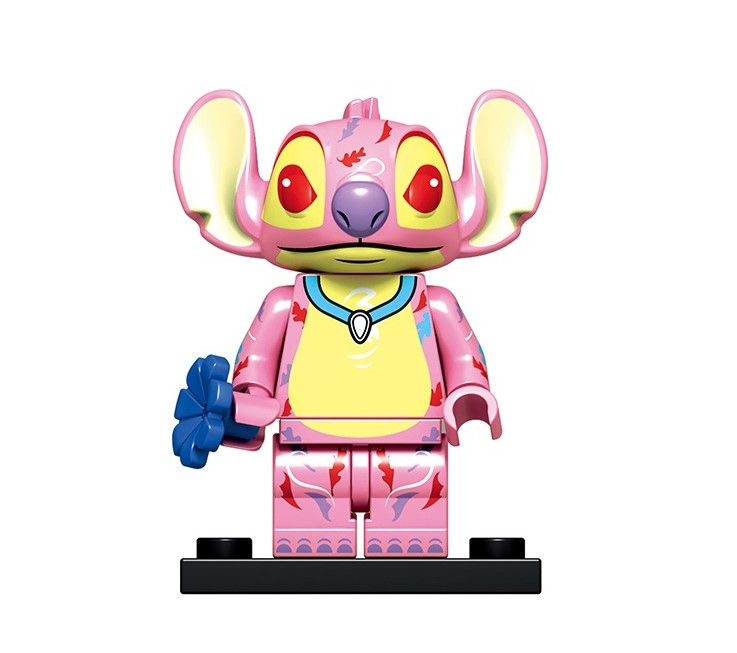 Pocahontas Stitch Crashes Invades Disney cartoon Minifigure