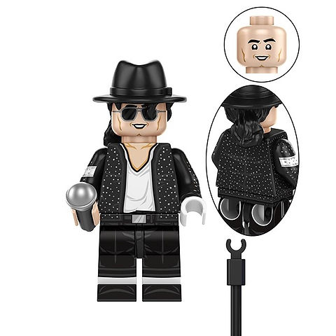 タコ　マイケル・ジャクソン4点セット Michael Jackson Moonwalk Minifigure | minifigureoutlet