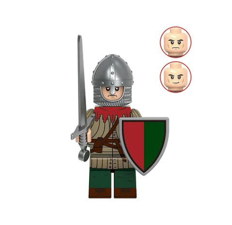 Militia foot soldier Knight Castle  Soldier Minifigure
