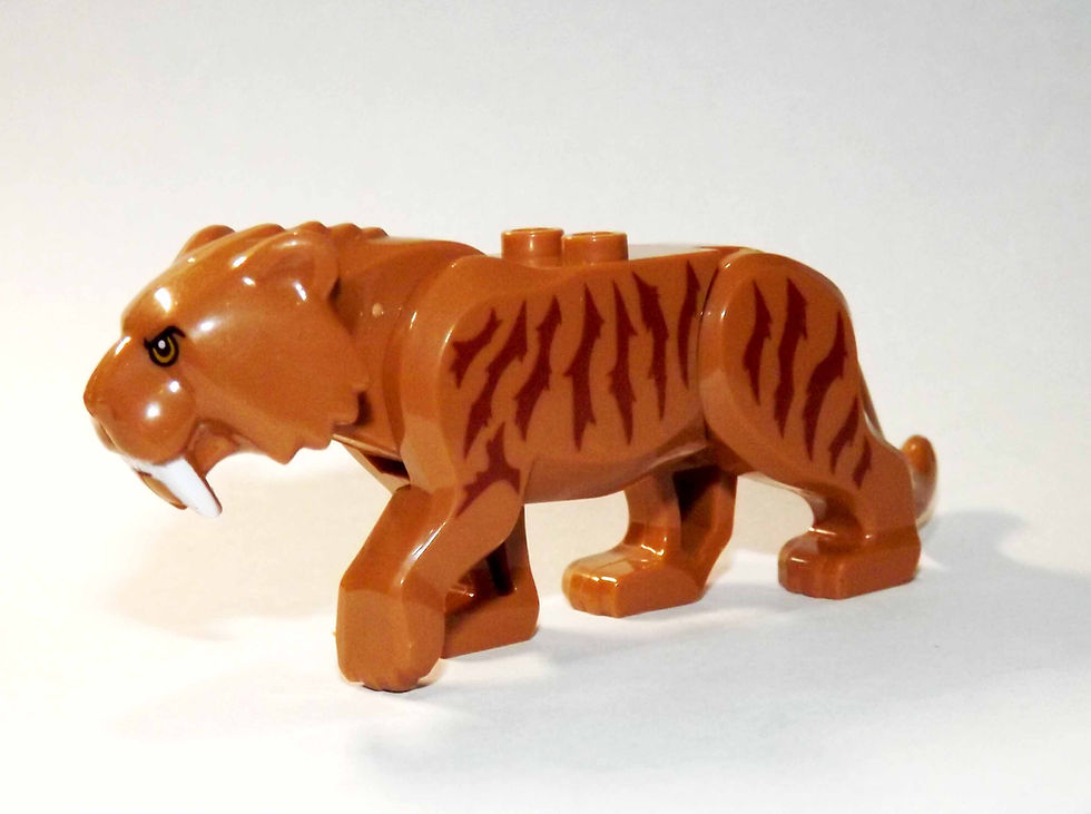 Sabretooth Tiger animal Adventure Cat Jungle minifigure