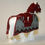 Thumbnail: White Knight Horse animal with Red Armor minifigure