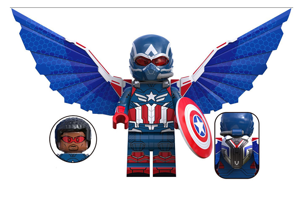 Captain America Patriot Brave New World USA Minifigure