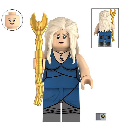 Daenerys Targaryen Game of Thrones Blue outfit Minifigure