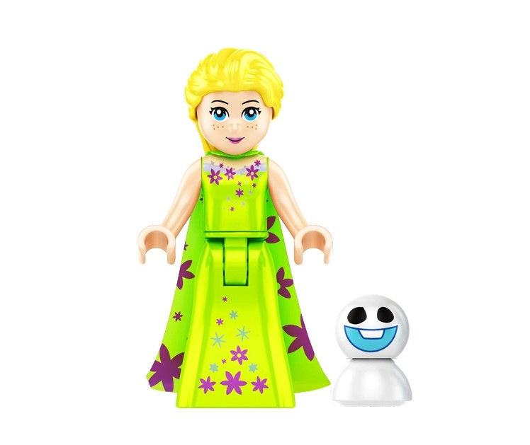 Elsa Green Dress Frozen Disney Princess Minifigure