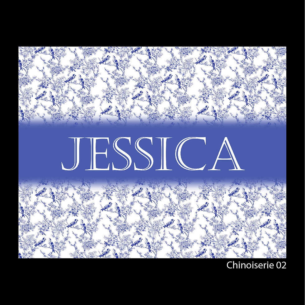 Thumbnail: Chinoiserie Mahjong Card Covers for Large NMJL 2026 Cards