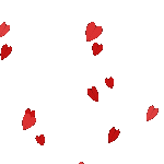 Animated gif with hearts