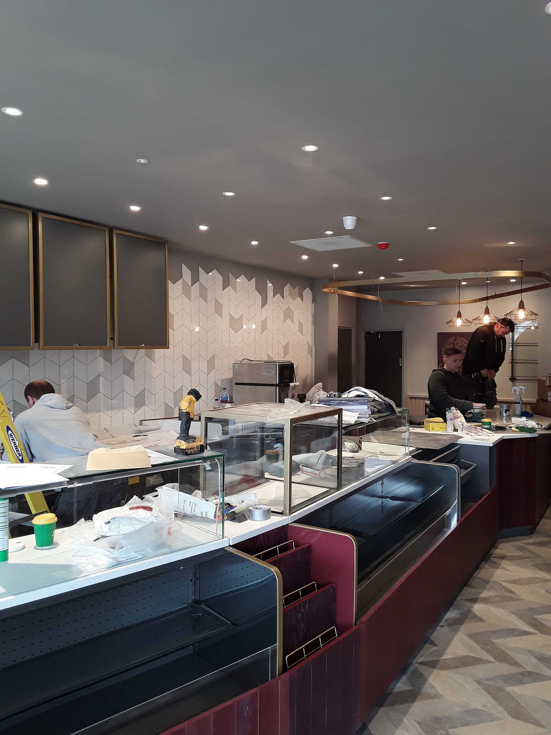 Costa Coffee counter area