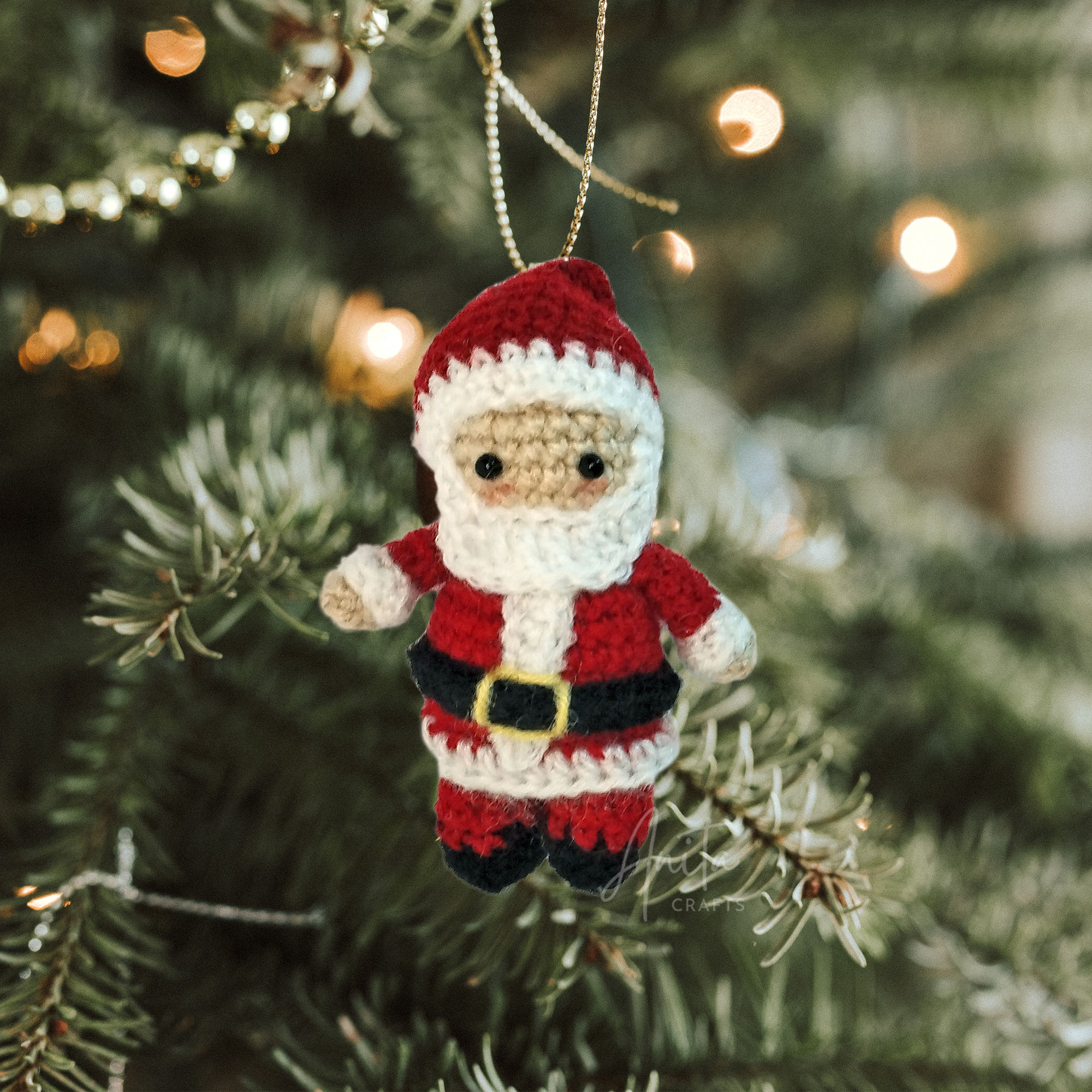 Santa with his Sack Christmas Tree Ornament